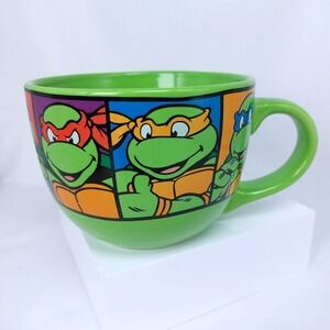 Teenage Mutant Ninja Turtles Large Mega Coffee/Soup Mug Cup 24oz Red Green 2013